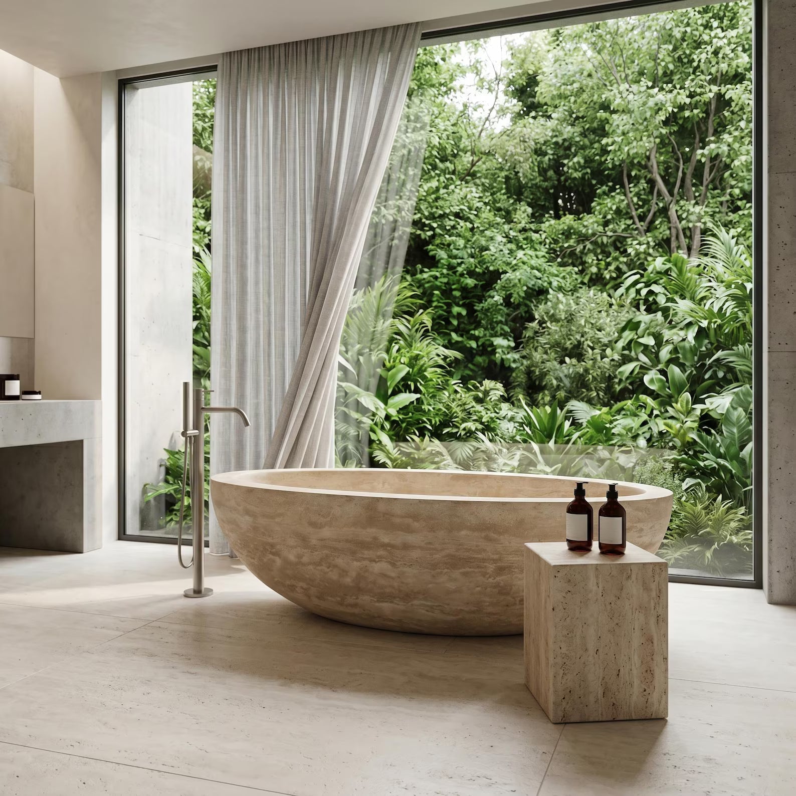 Travertin baden