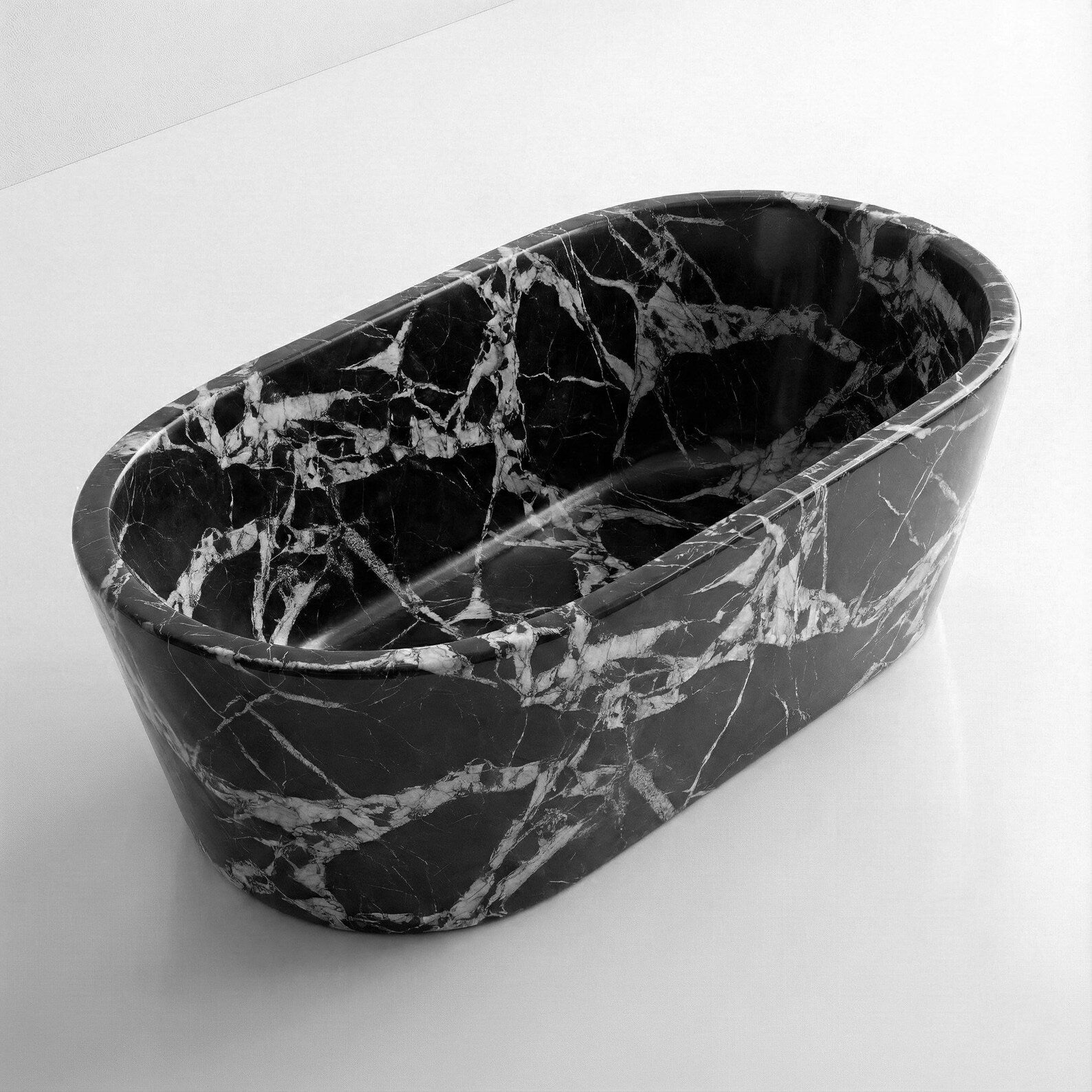 Nero Black Marmor Badewanne